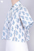Khaadi Button- Down Top In Floral Block Print